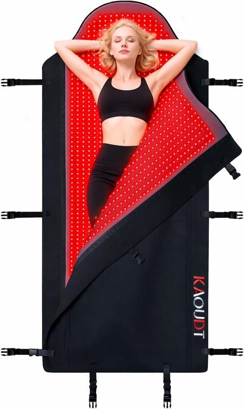 72"X33.3" Medical-Grade TPU Red Light Therapy Mat for Full Body Pain Relief, FSA&HSA Eligible Infrared Light Therapy Blanket for Home Use